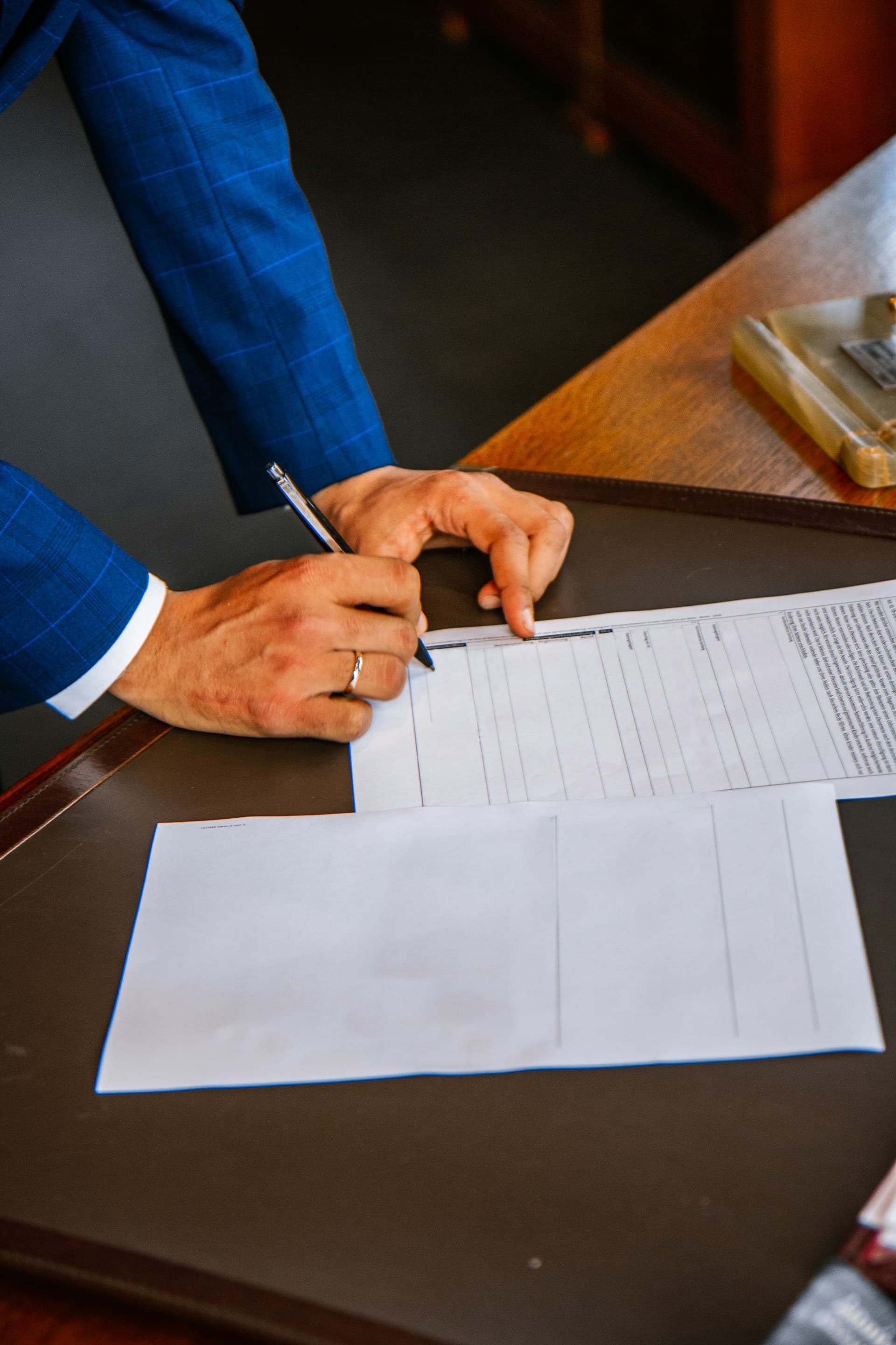 Signing Paperwork